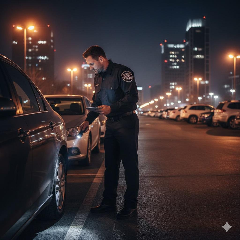 Professional security guard services team